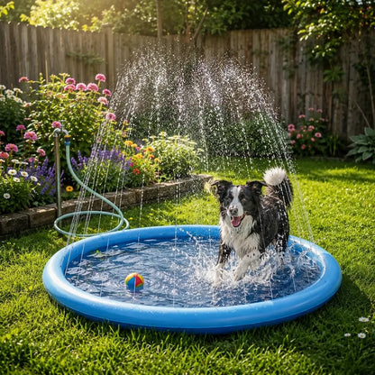 Dog Sprinkler Pad Cooling Summer Pet Toy