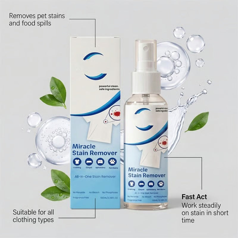 Miracle Stain Remover Spray: Removes Virtually All Household Stains