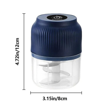 Portable Electric Garlic Chopper for Fast Kitchen Food Prep