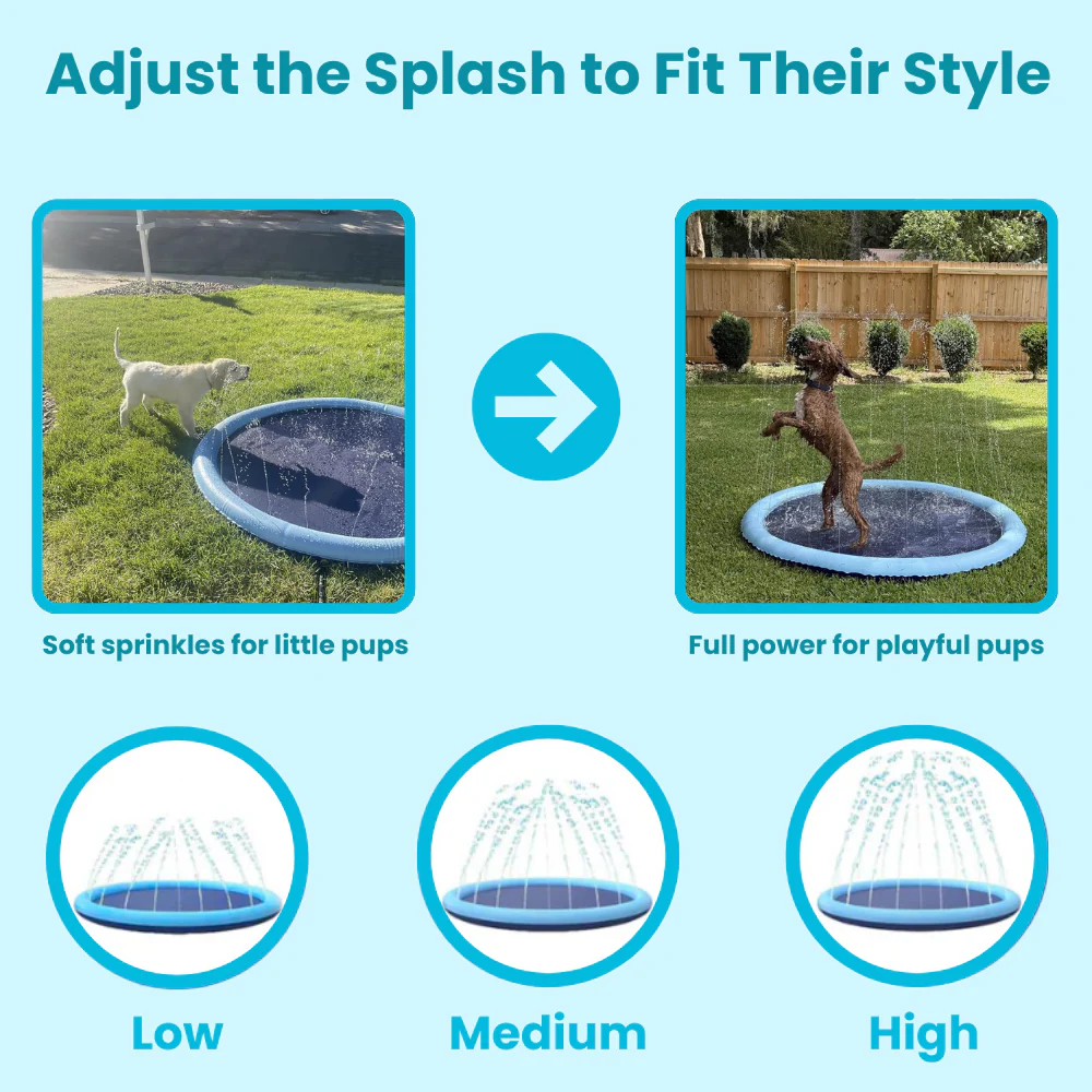 Dog Sprinkler Pad Cooling Summer Pet Toy