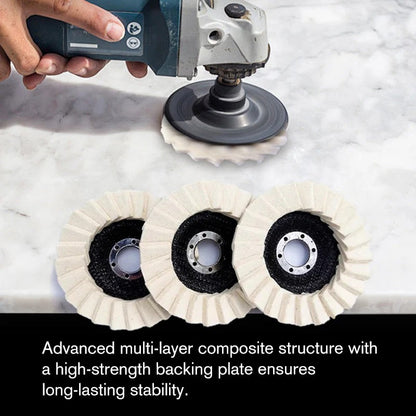 5-Inch Wool Polishing Wheels for Mirror Finish Grinding