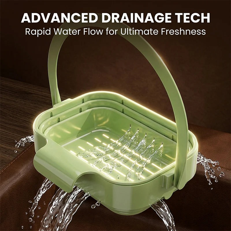 2-Pack Foldable Hanging Kitchen Sink Drain Baskets