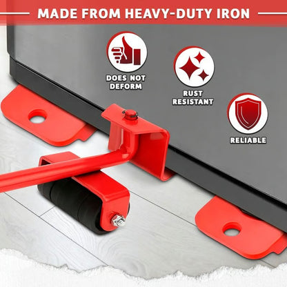 Furniture Mover with Wheels & Furniture Lifter Set