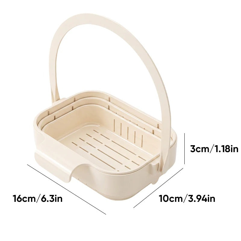 2-Pack Foldable Hanging Kitchen Sink Drain Baskets