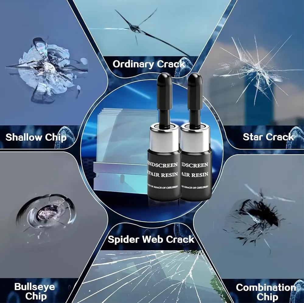 Windshield Crack Chip Repair Kit