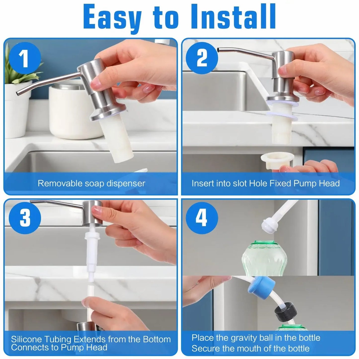 Kitchen Sink Soap Dispensers