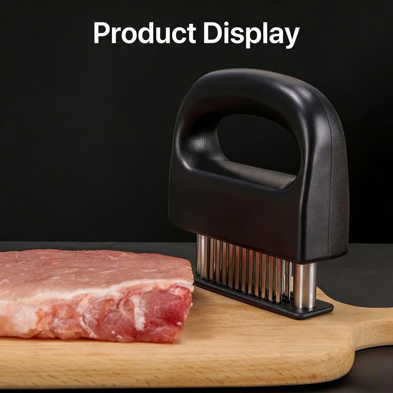 Meat Tenderizer Tool Heavy Duty 48 Stainless Steel Ultra Sharp Needle Blades