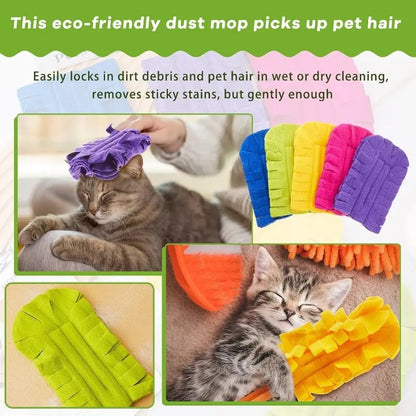 Reusable Chenille Microfiber Dust Duster for Hard-to-Reach Cleaning