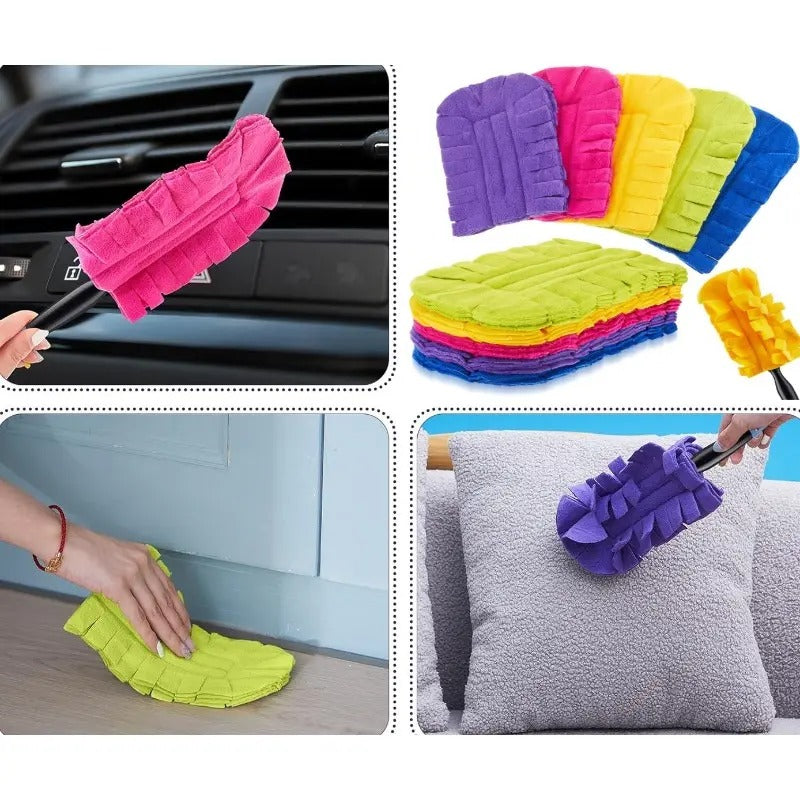 Reusable Chenille Microfiber Dust Duster for Hard-to-Reach Cleaning