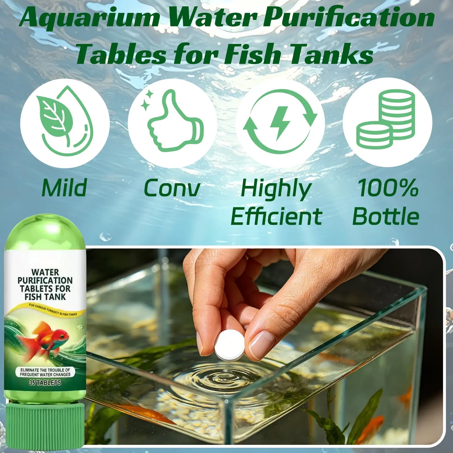 Aquarium Water Purification Tablets