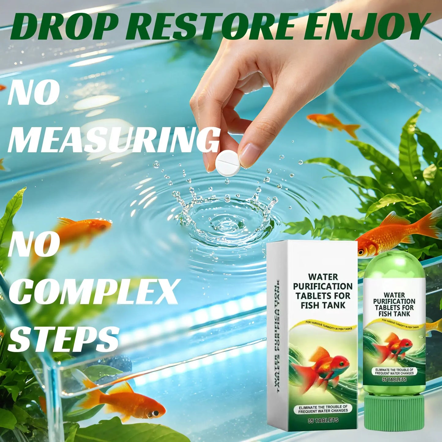 Aquarium Water Purification Tablets