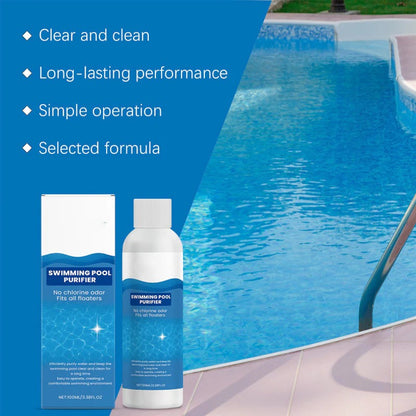 Pool Clarifier Liquid With Gentle Odor-Free Formula