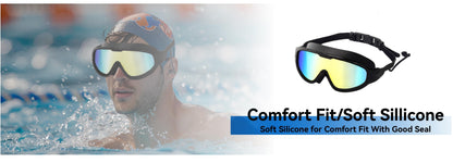 Swim Goggles-Wide View Anti-Fog & UV