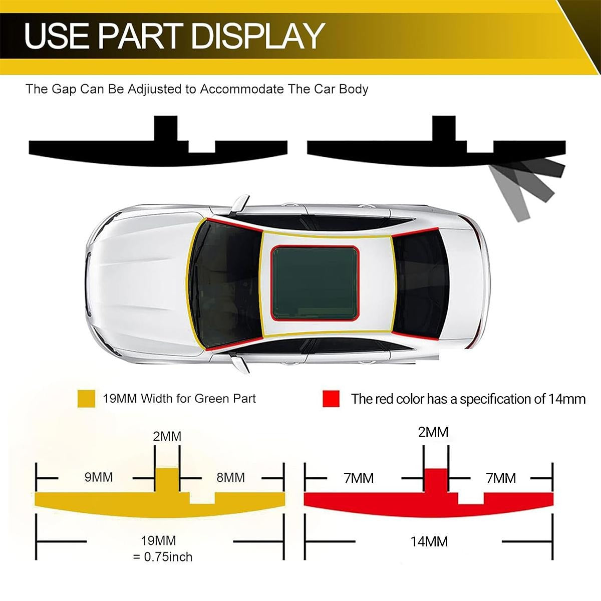Automotive weatherstripping，Easy to Install,Water leakage prevention,