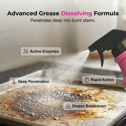 Heavy Duty Grill Cleaner for Burnt Grease and Carbon