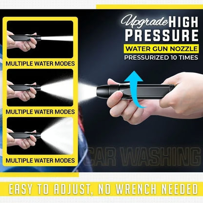 High Pressure Car Wash Kit with Nozzles & Hose