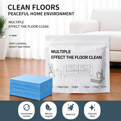 Multi-Surface Floor Cleaning Tablets for Fresh Shiny Floors