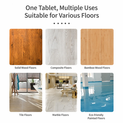 Multi-Surface Floor Cleaning Tablets for Fresh Shiny Floors
