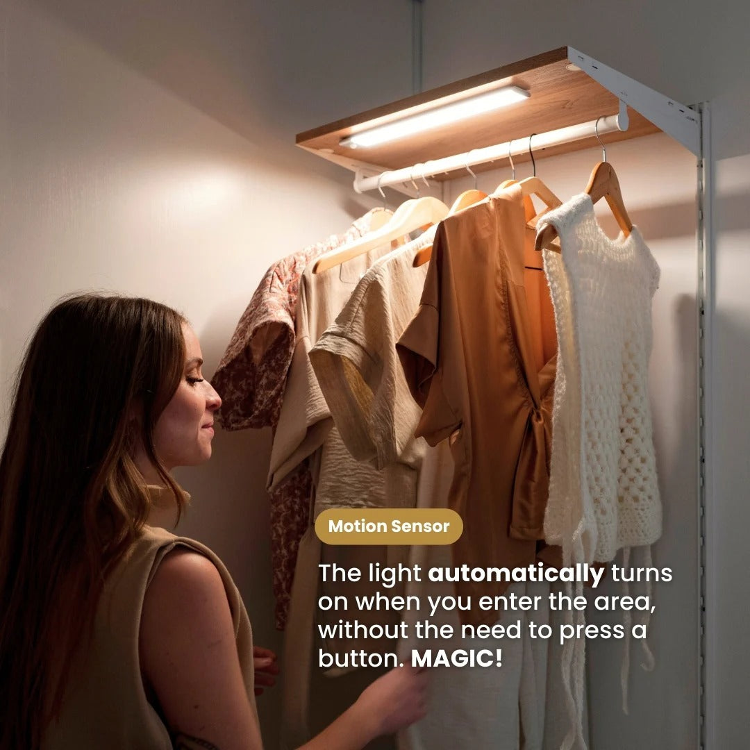 Motion Sensor Rechargeable Under Cabinet LED Light Bar
