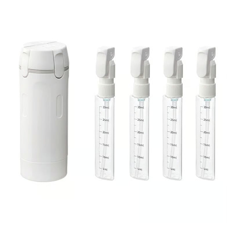 Portable 4-in-1 Travel Toiletry Bottle for Easy Packing