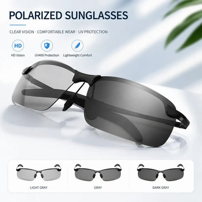 Photochromic Sunglasses with Anti-glare Polarized Lens