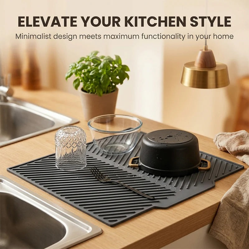 Dish Drying Silicone Drain Mat