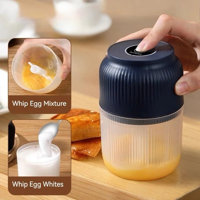 Portable Electric Garlic Chopper for Fast Kitchen Food Prep