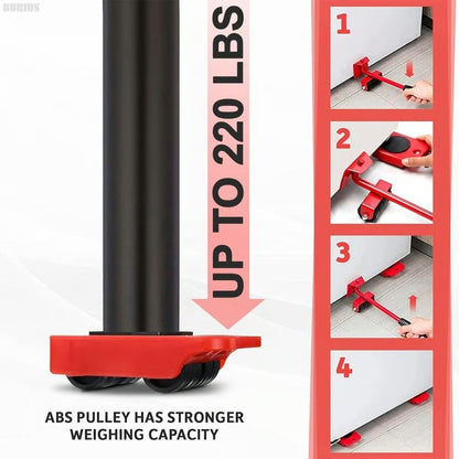 Furniture Mover with Wheels & Furniture Lifter Set