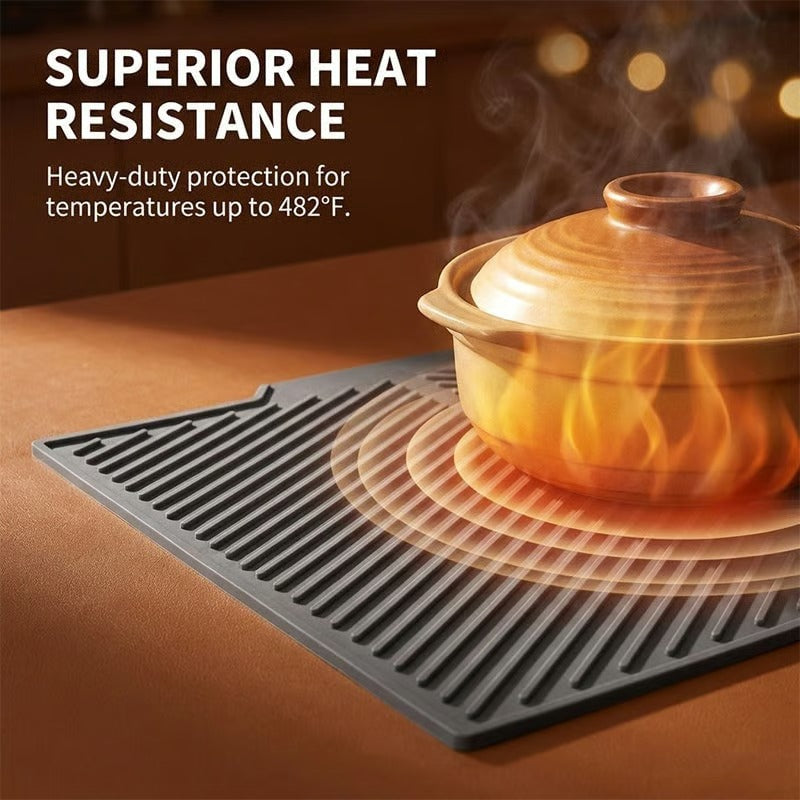 Dish Drying Silicone Drain Mat