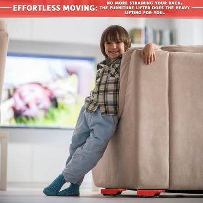 Furniture Mover with Wheels & Furniture Lifter Set
