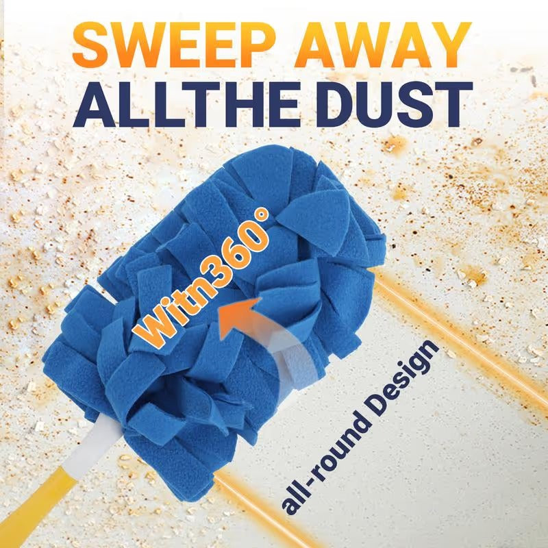 Reusable Chenille Microfiber Dust Duster for Hard-to-Reach Cleaning