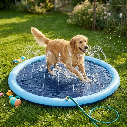 Dog Sprinkler Pad Cooling Summer Pet Toy