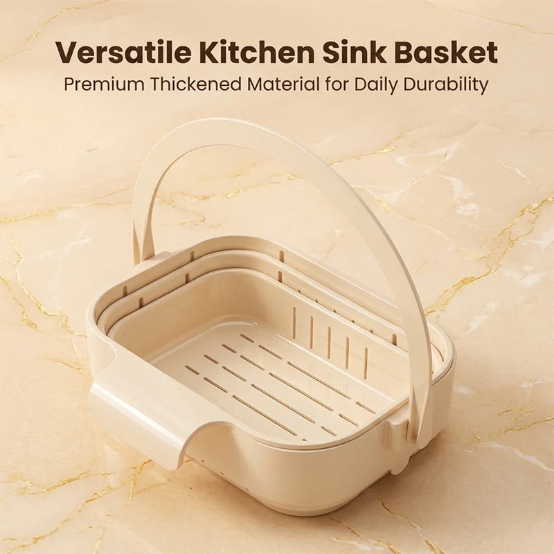 2-Pack Foldable Hanging Kitchen Sink Drain Baskets