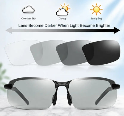 Photochromic Sunglasses with Anti-glare Polarized Lens
