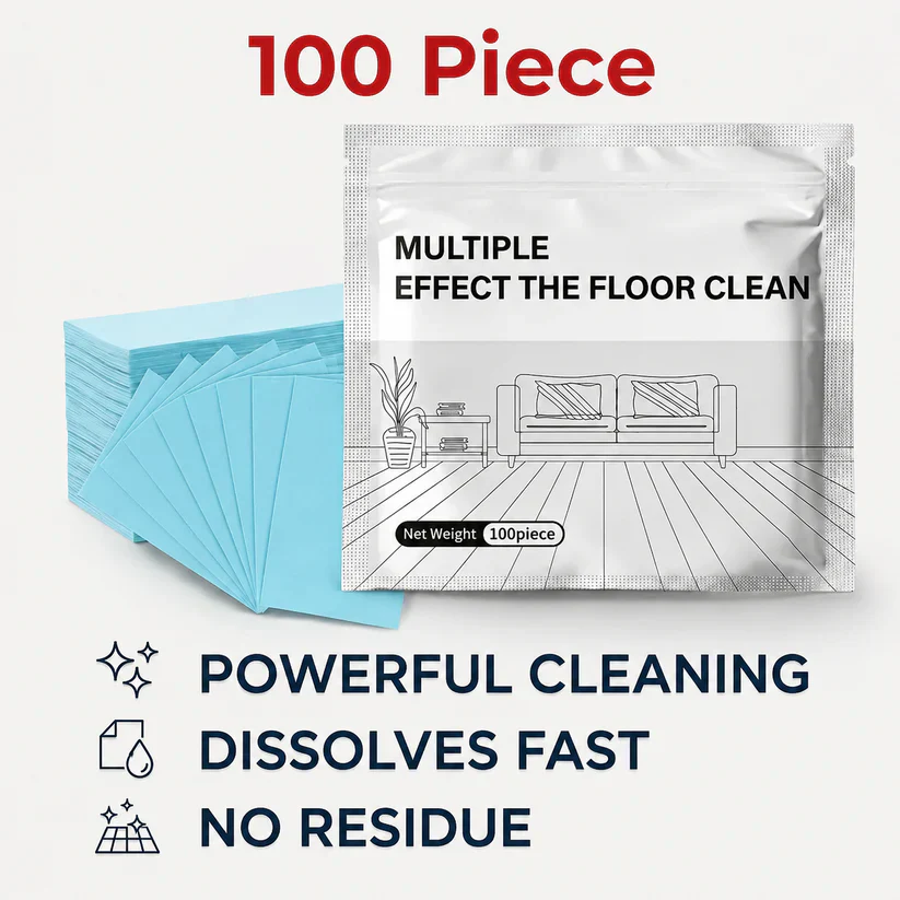 Multi-Surface Floor Cleaning Tablets for Fresh Shiny Floors