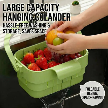 2-Pack Foldable Hanging Kitchen Sink Drain Baskets