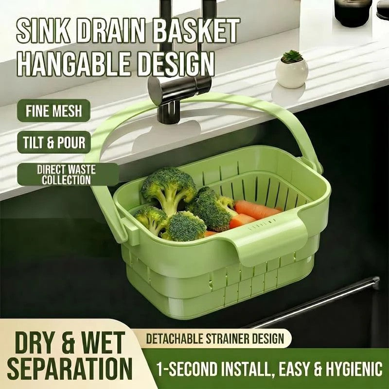 2-Pack Foldable Hanging Kitchen Sink Drain Baskets