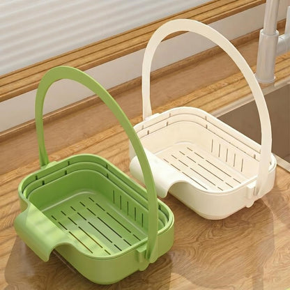 2-Pack Foldable Hanging Kitchen Sink Drain Baskets