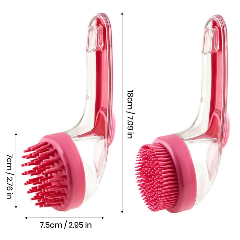 2 in 1 Pet Bath and Grooming Brush