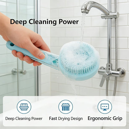 2 in 1 Pet Bath and Grooming Brush