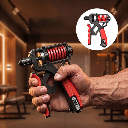 Ergonomic Adjustable H-Grip Hand Trainer with Digital Counter
